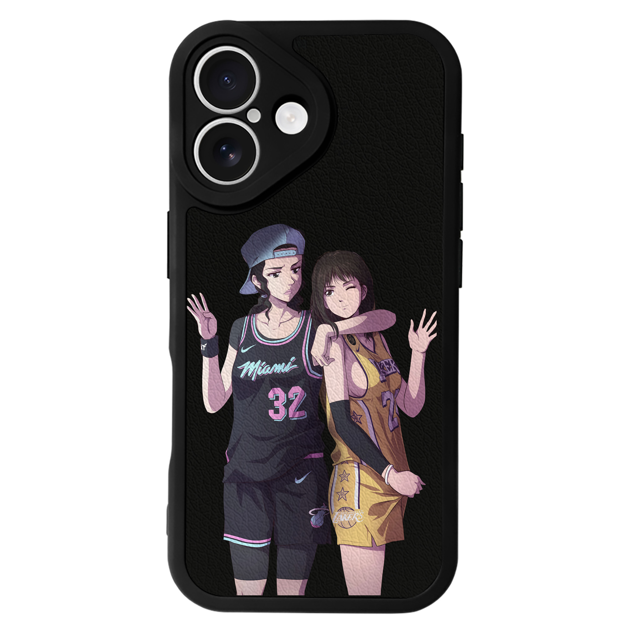 （画像用） SLAM DUNK／スラムダンク 【iPhone 16シリーズ対応】シリコンスマホケース（レザー調） 材質：シリコン